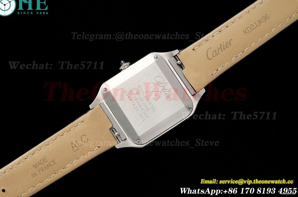 Quartz Grey Dumont Santos SS Dial AF LE Silver 0116